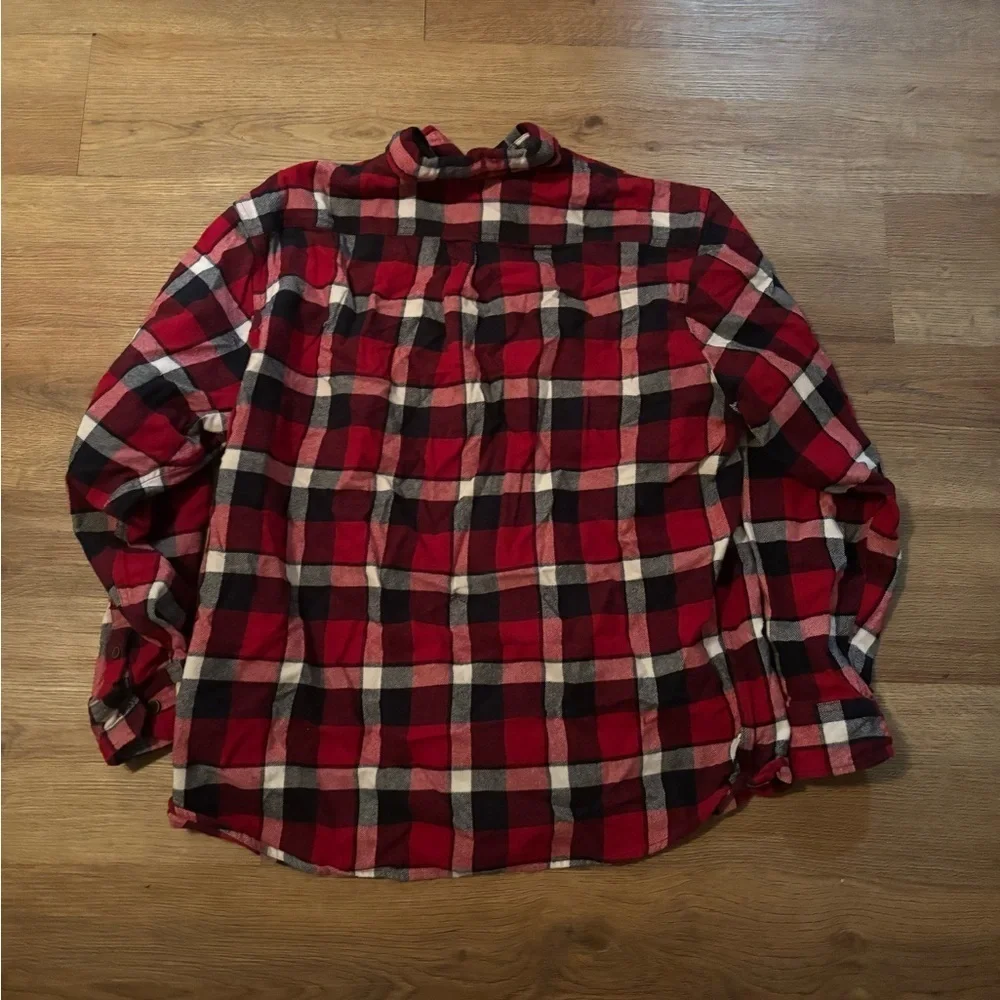 Jachs Red and Black Plaid Men's Shirt